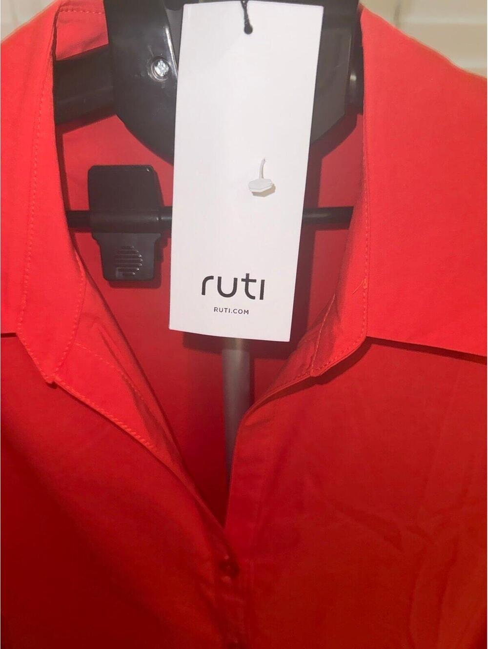 Ruti Breaking‎ Free Long Poplin Dress – Red– L/XLNWT - Picture 2 of 5